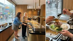 บุฟเฟต์มื้อกลางวันสามย่าน 530 บาทสุทธิ นั่งได้ 3 ชั่วโมง คุ้มทั้งกินและเม้าธ์